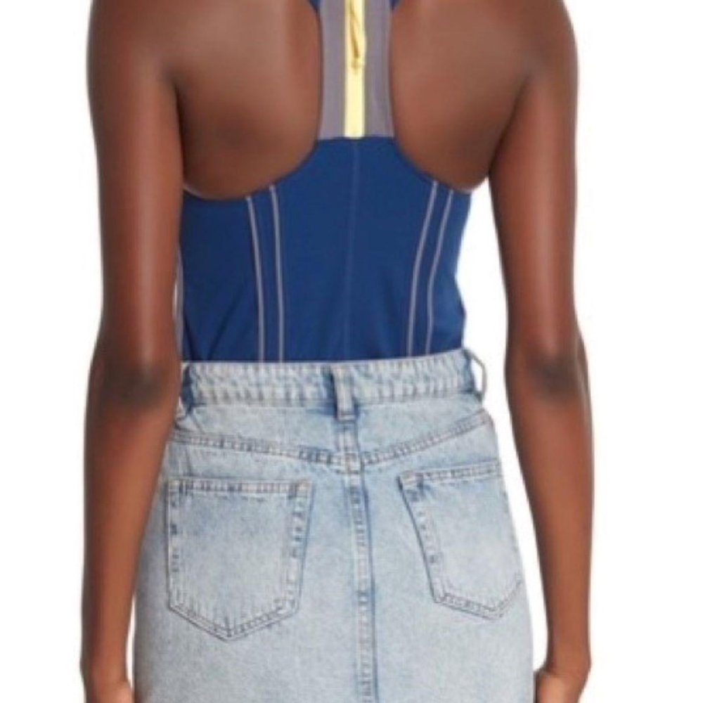 Free People Delta Bodysuit Swimsuit Activewear S - Picture 5 of 6